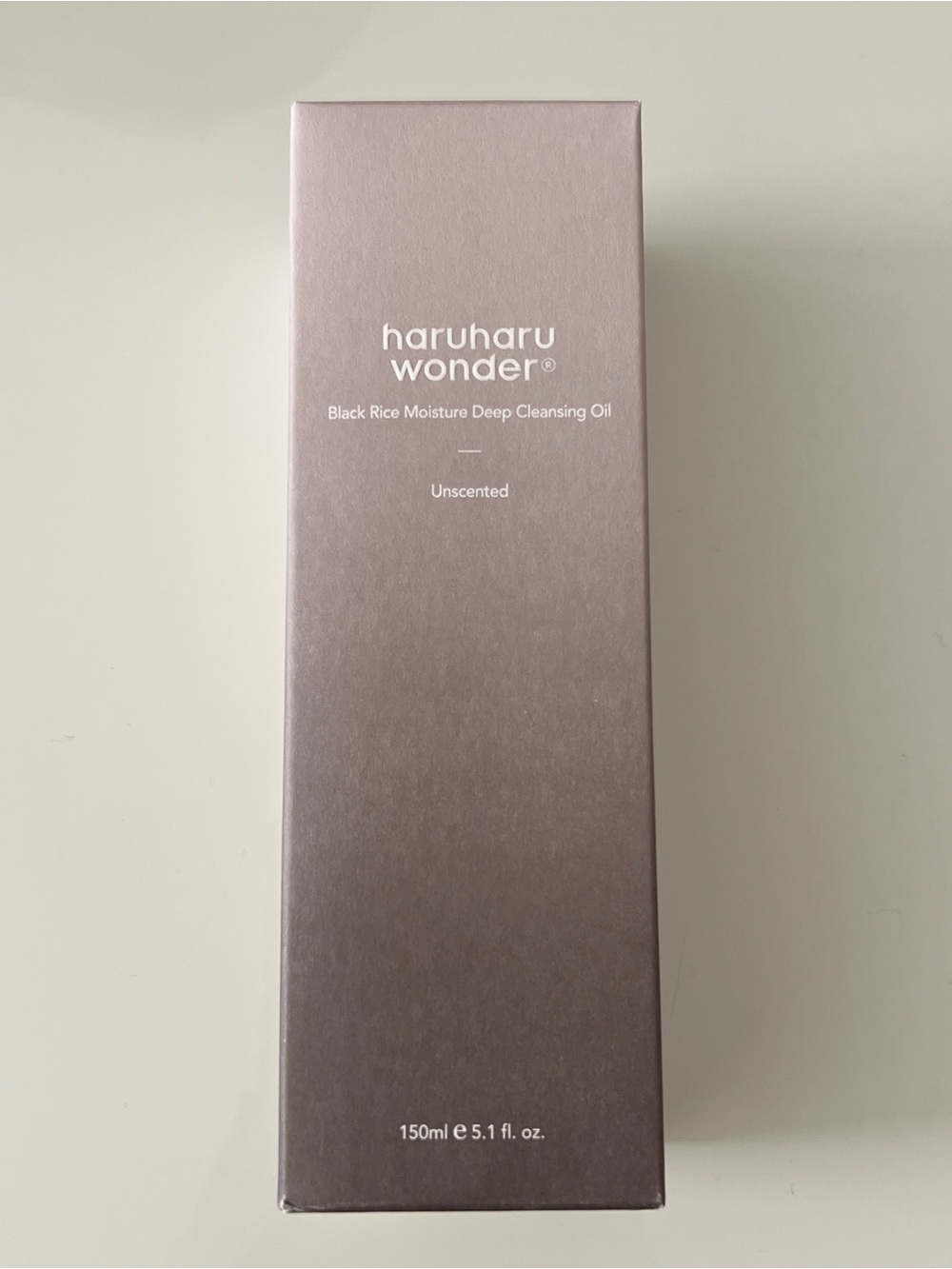 Haruharu Wonder Black Rice Moisture Deep Cleansing Oil Unscented